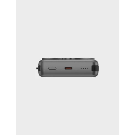 ENERGEA MAGPAC PRO, 10000MAH MAGSAFE COMPATIBLE POWER BANK WITH BUILT-IN CABLE AND STAND